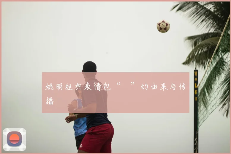 姚明经典表情包“囧”的由来与传播